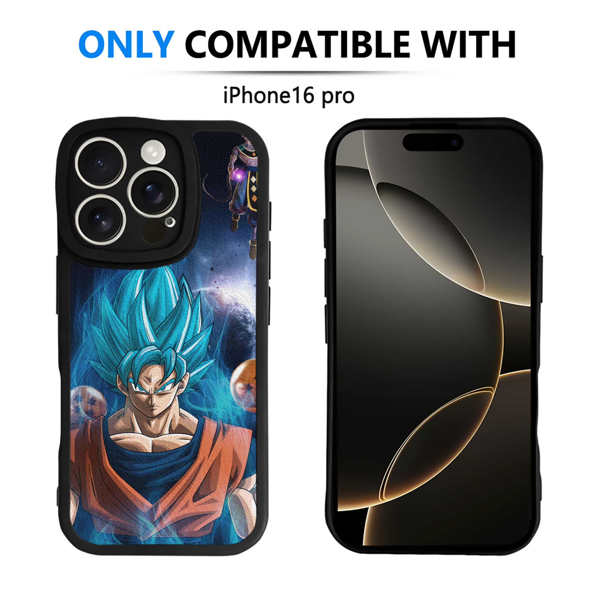 （画像用） ドラゴンボール DRAGON BALL 【iPhone 16シリーズ対応】シリコンスマホケース（レザー調） 材質：シリコン